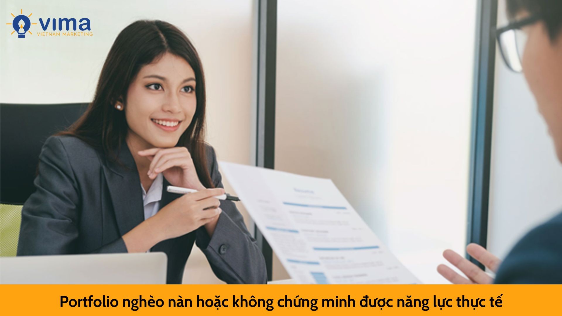 Portfolio nghèo nàn hoặc không chứng minh được năng lực thực tế